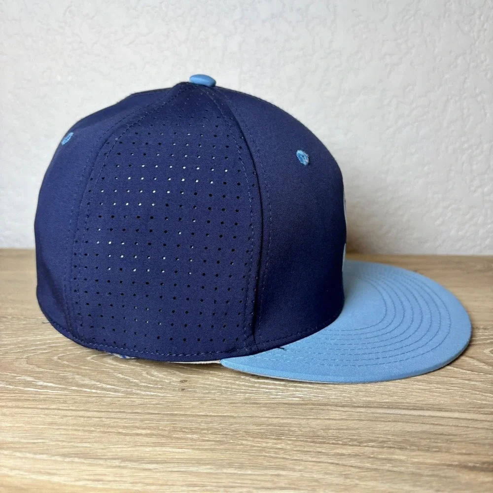 The Game Chicago White Sox Hat Navy Light Blue Fitted Flat Brim Size Medium MLB - Picture 7 of 8